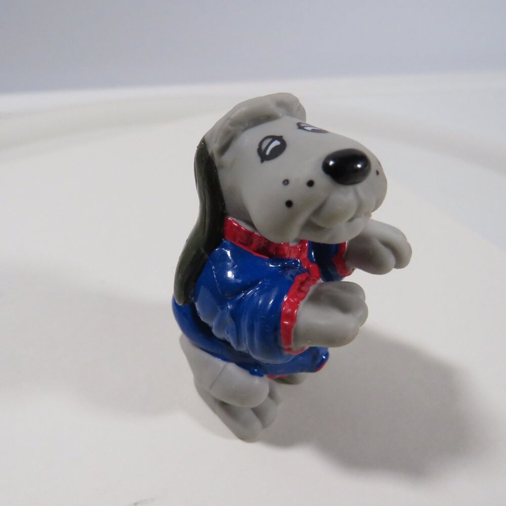 Pound Puppies PVC Figure “Cooler” Boy Dog in Jacket 1986 Tonka
